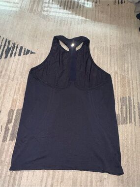 lululemon athletica Black Racerback Workout Tank Size 10